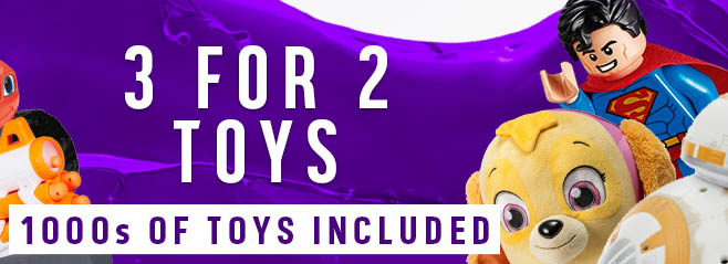 Argos 3 for 2 on toys now on