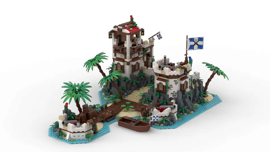 LEGO Ideas Imperial Island Fortress 1