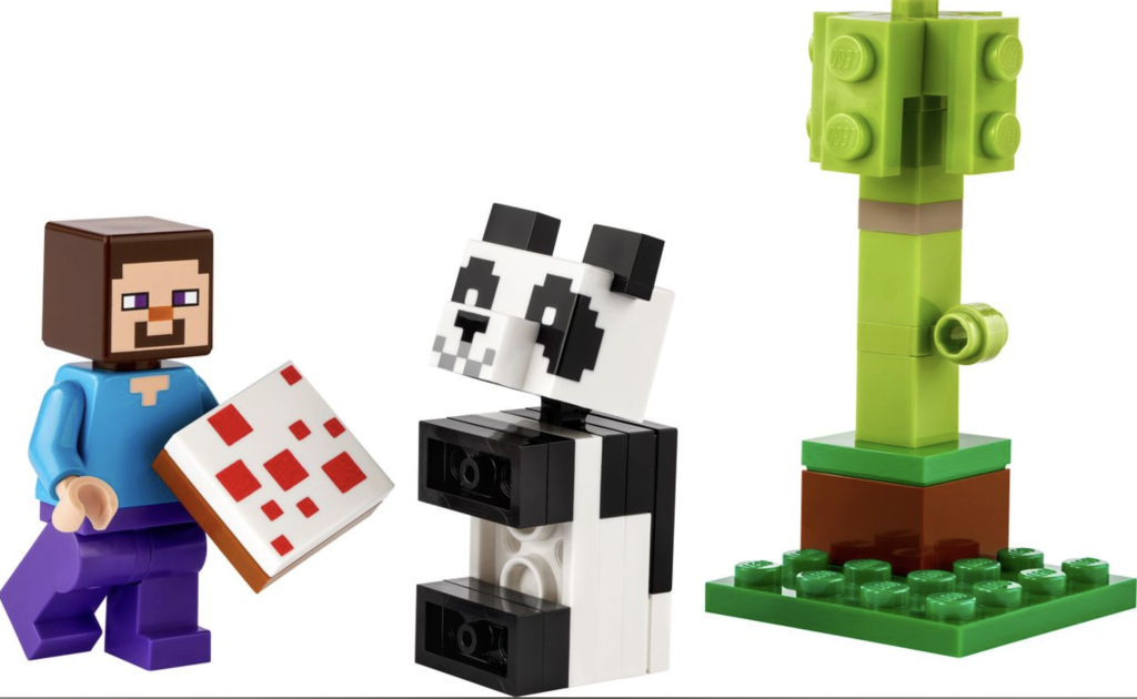JB Spielwaren LEGO Minecraft 30672 Steve and Baby Panda 1024x630