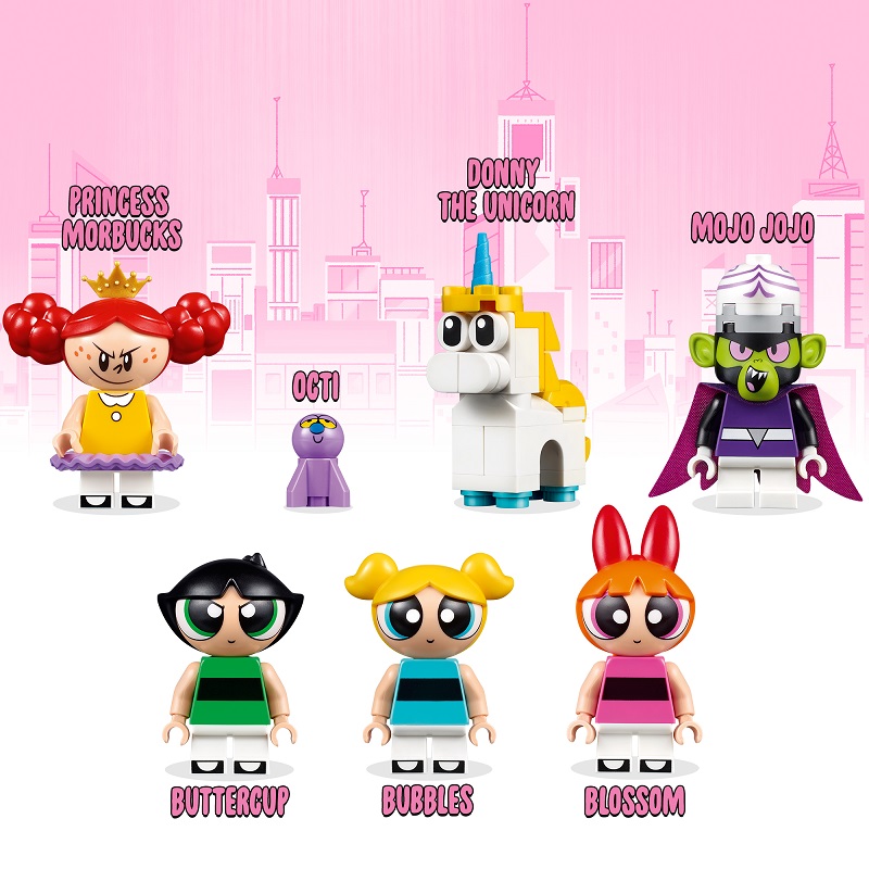 More LEGO Powerpuff Girl minifigures revealed