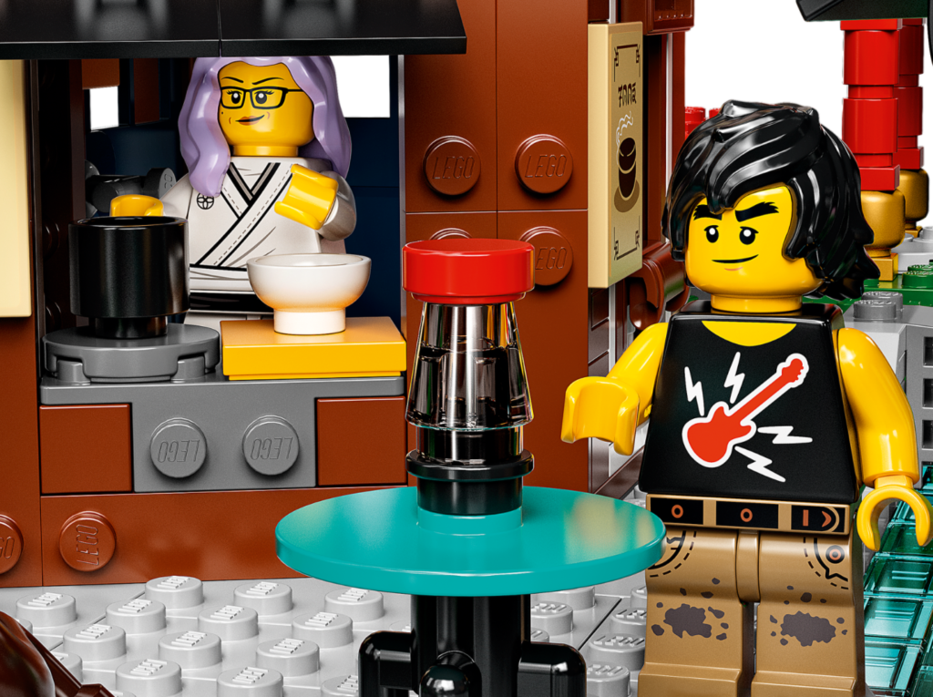 71741 LEGO NINJAGO city gardens outside 1
