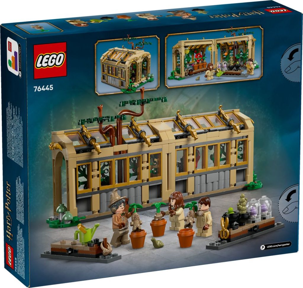 LEGO Harry Potter Hogwarts Castle Herbology Class box back 1024x972