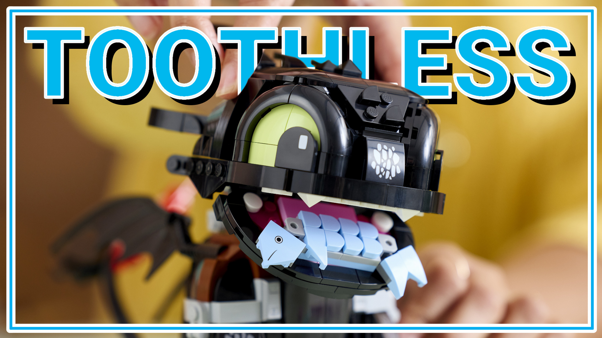 LEGO How To Train Your Dragon 10375 Toothless is an odd design choice