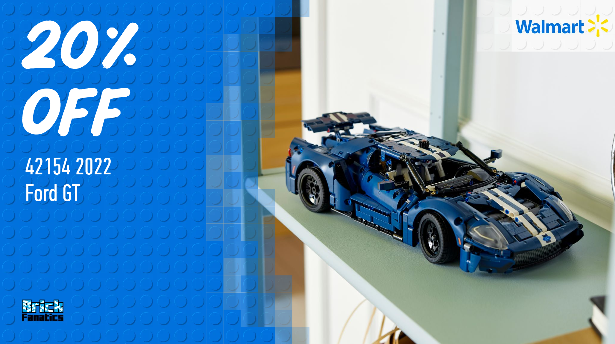 Bag a brick-built LEGO Technic supercar for less at Walmart