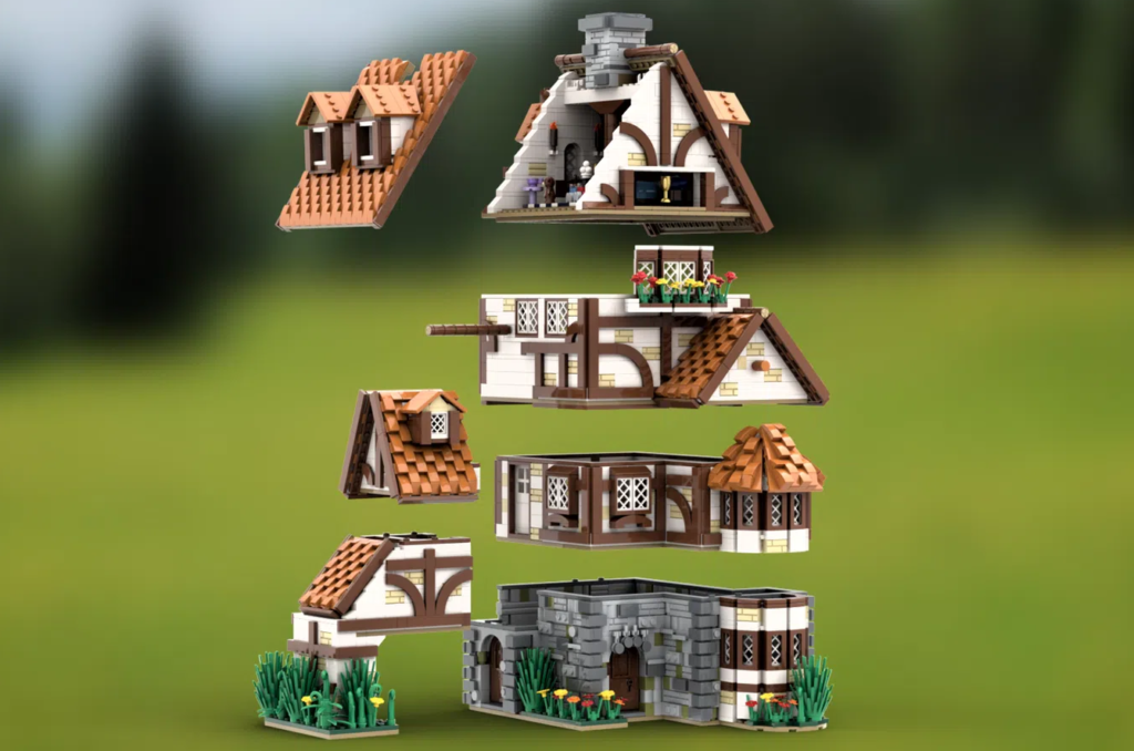 LEGO Ideas TRADITIONAL GERMAN COTTAGE 4