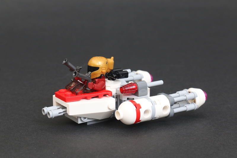 LEGO Star Wars Microfighters 75263 Resistance Y wing 75264 Kylo Ren’s Shuttle and 75265 T 16 Skyhopper vs Bantha review 10