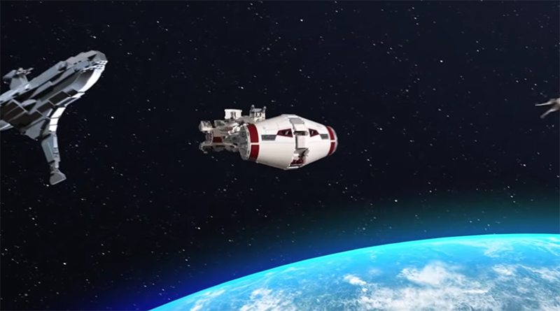 LEGO Star Wars 75244 Tantive IV features in stop motion animation