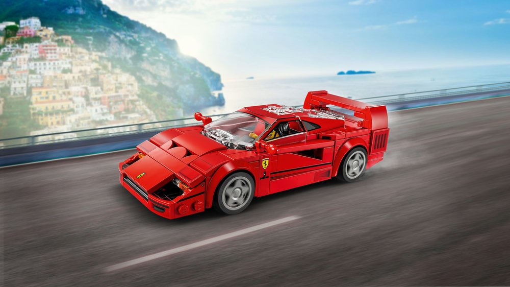 lego 76934 ferrari f40 key art