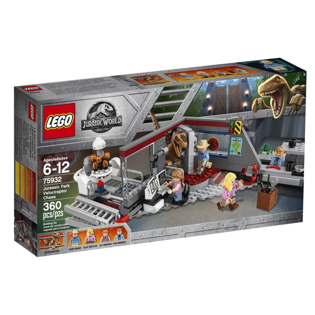 LEGO Jurassic Park 75932 Velociraptor Chase reviewed on YouTube
