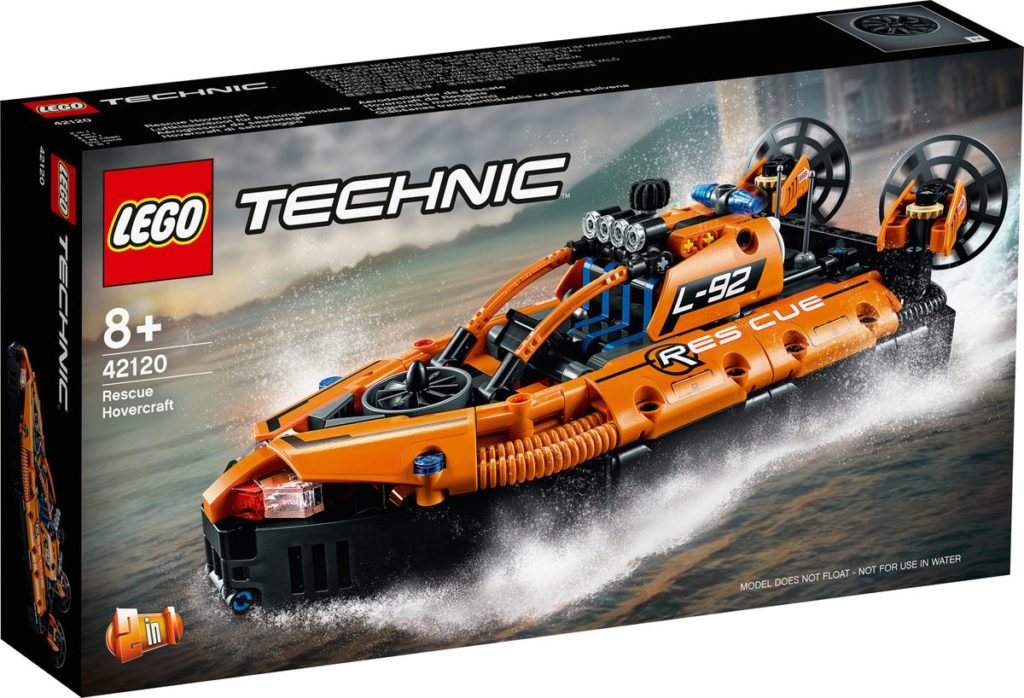 42120 LEGO rescue hovercraft box
