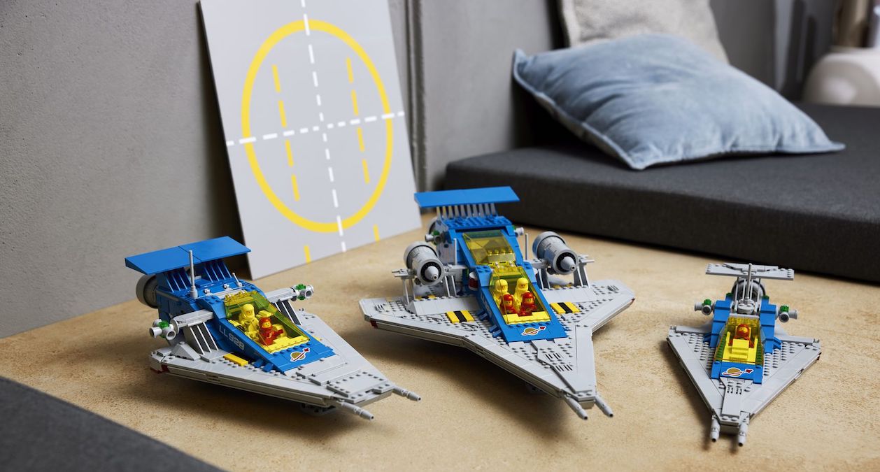 Build more LEGO Classic Space models with 10497 Galaxy Explorer