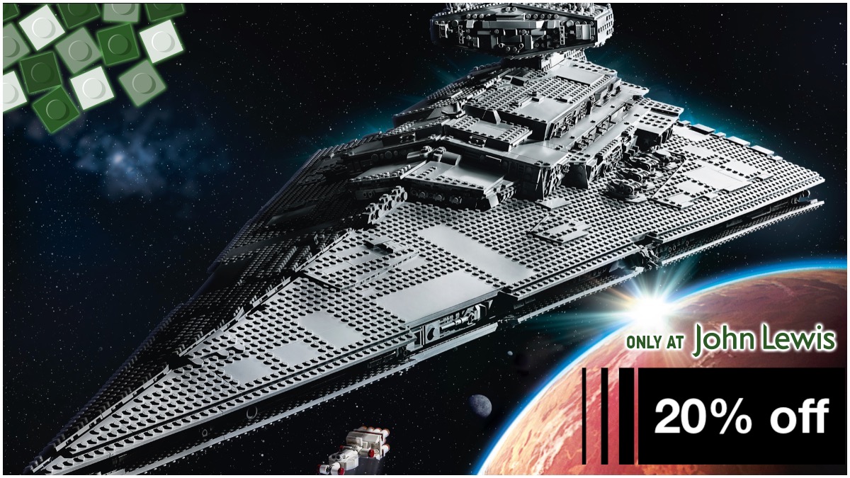 Save 20% on LEGO Star Wars 75252 Imperial Star Destroyer at John Lewis