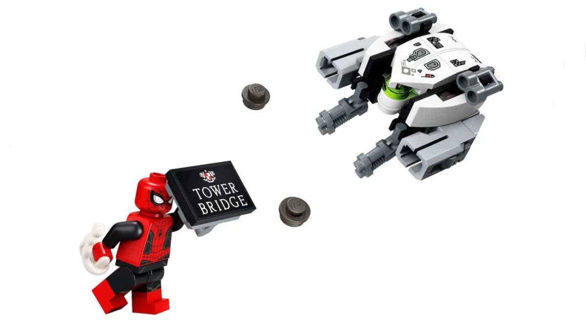 A closer look at 30443 Spider-Man Bridge Battle polybag