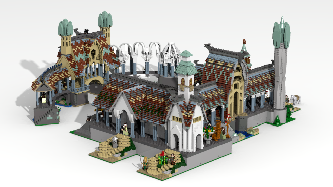 ANDUIN1970 LEGO Ideas LotR Rivendell 2