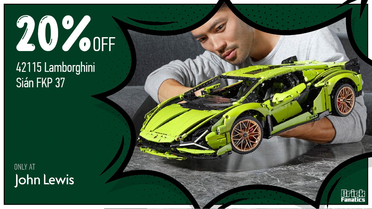 Scoop a great LEGO deal on 42115 Lamborghini Sián FKP 37 at John Lewis
