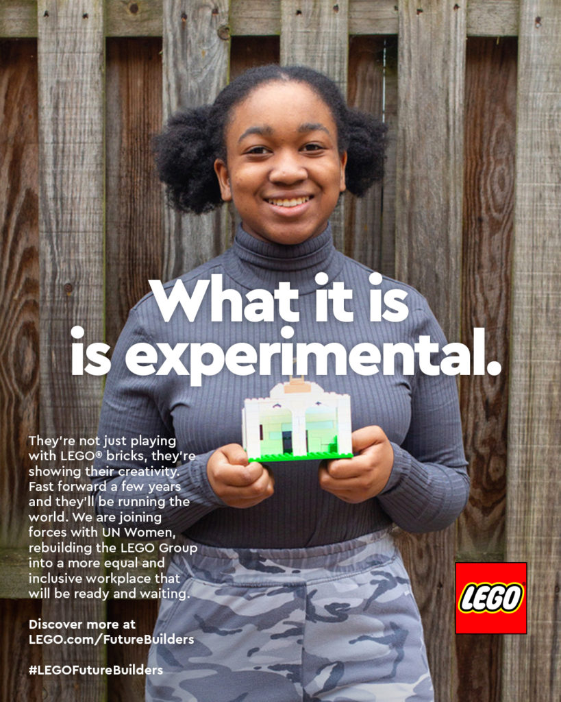 International Womens Day LEGO ad campaign 2