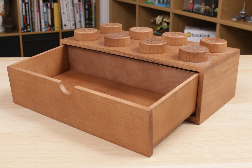 LEGO Room Copenhagen Wooden Desk Drawer 2x2 and 2x4 review 40 1024x683