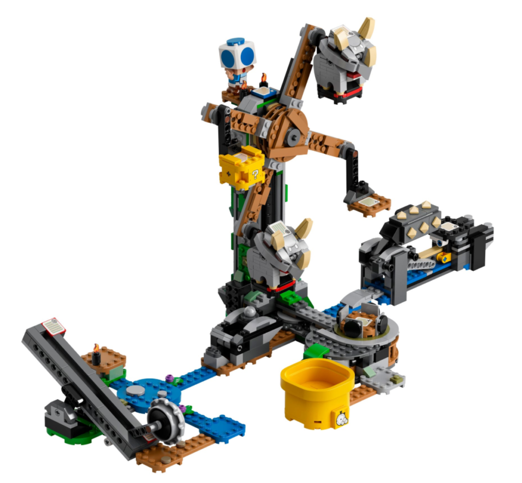 LEGO Super Mario 71390 Reznor Knockdown Expansion Set contents