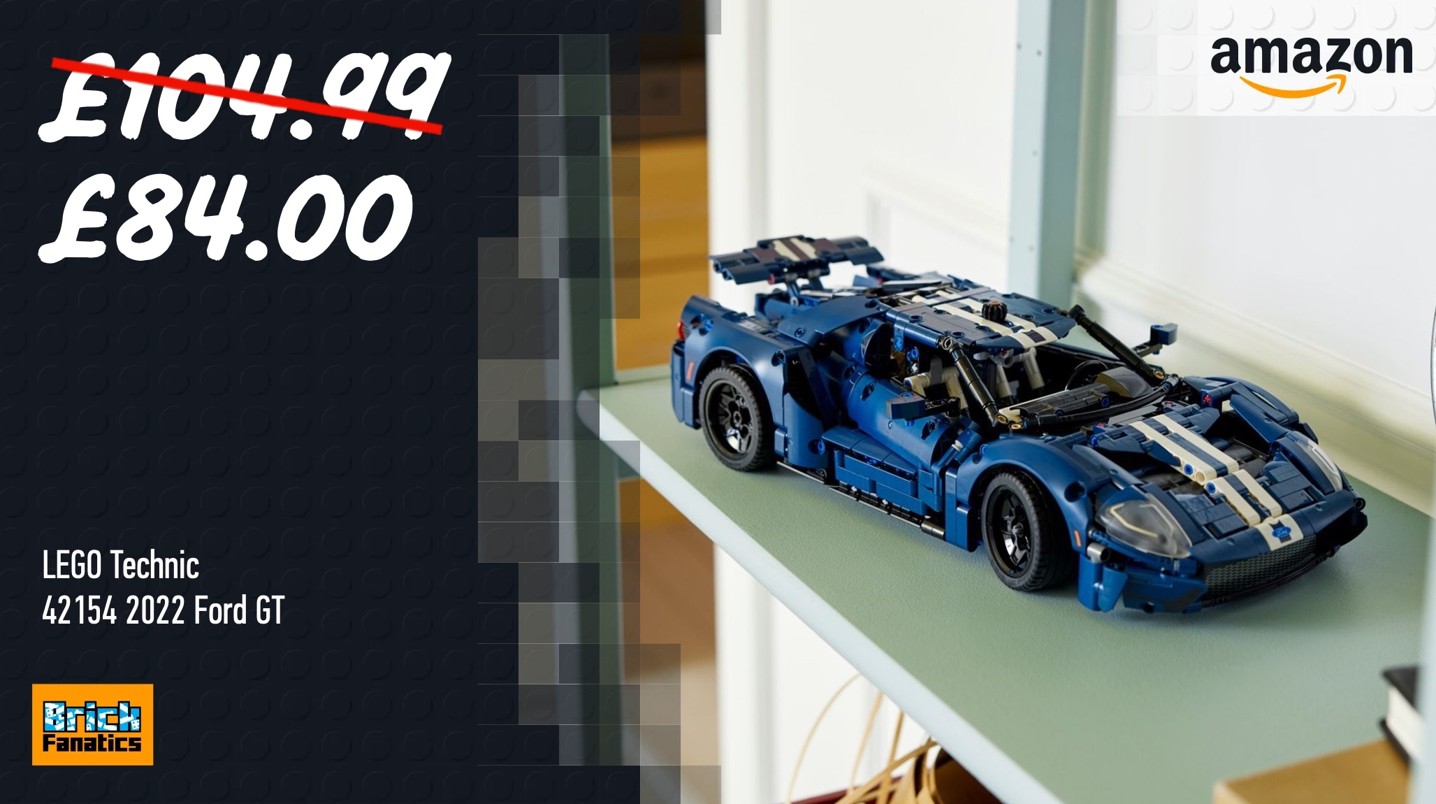 Detailed LEGO Technic build available at a huge discount at Amazon