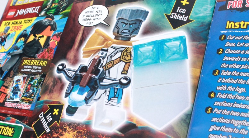 Next month's LEGO NINJAGO magazine includes an exclusive Zane minifigure