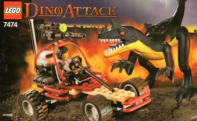 7474 Urban Avenger vs. Raptor Dino Attack
