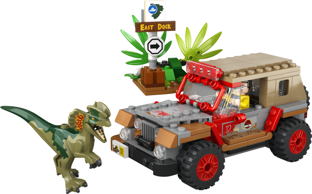 LEGO Jurassic Park 76958 Dilophosaurus Ambush 7 1024x639