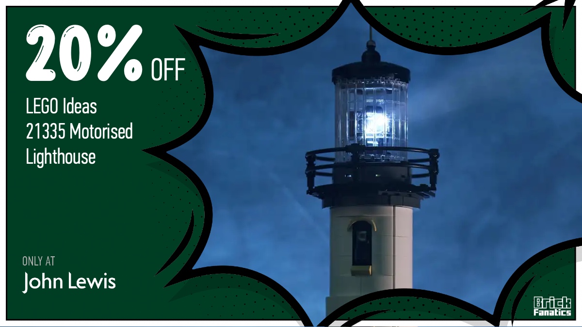Last chance to get 20% off 21335 Motorised Lighthouse at John Lewis