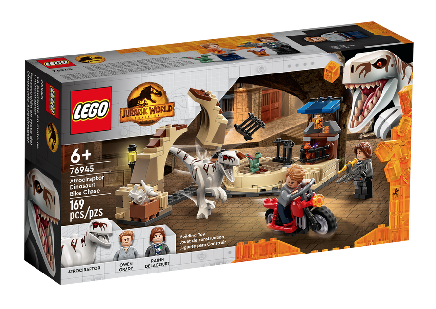 76945 Atrociraptor Dinosaur Bike Chase