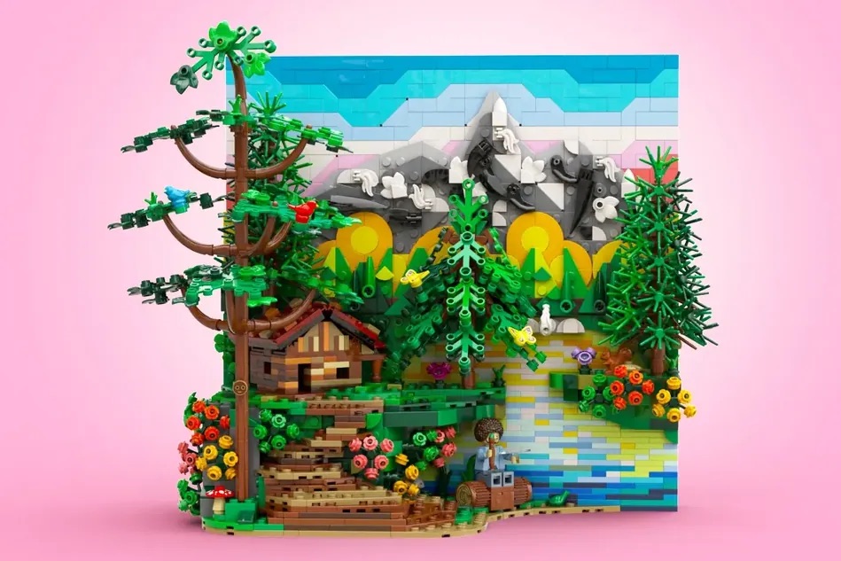 LEGO Ideas Bob Ross The Joy of Painting 2