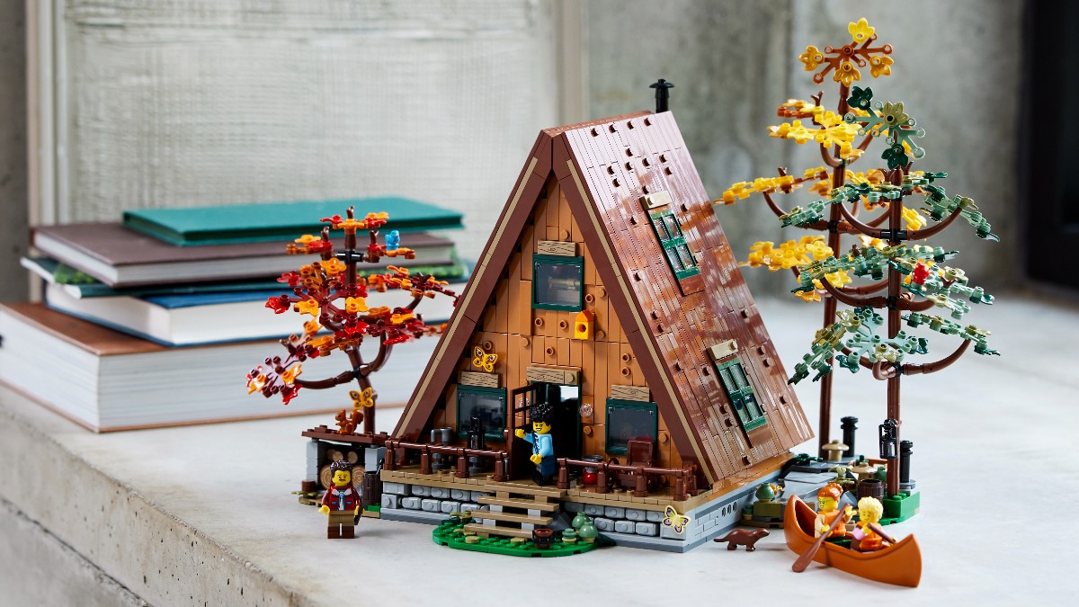 WATCH: LEGO Ideas 21338 A-Frame Cabin is worthy of a Marvel brick