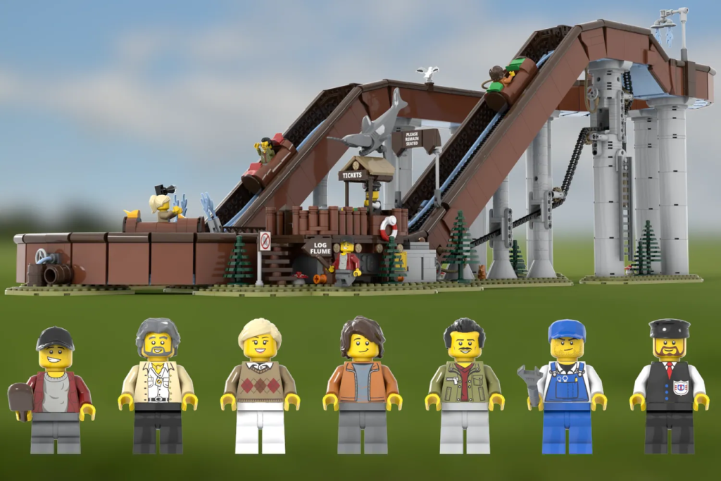 LEGO Ideas Working Log Flume 15 1024x683
