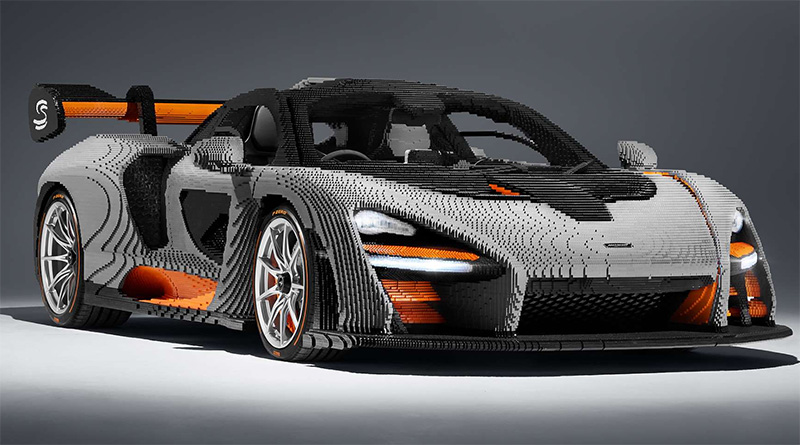 The LEGO Group and McLaren unveil a brick-built Senna