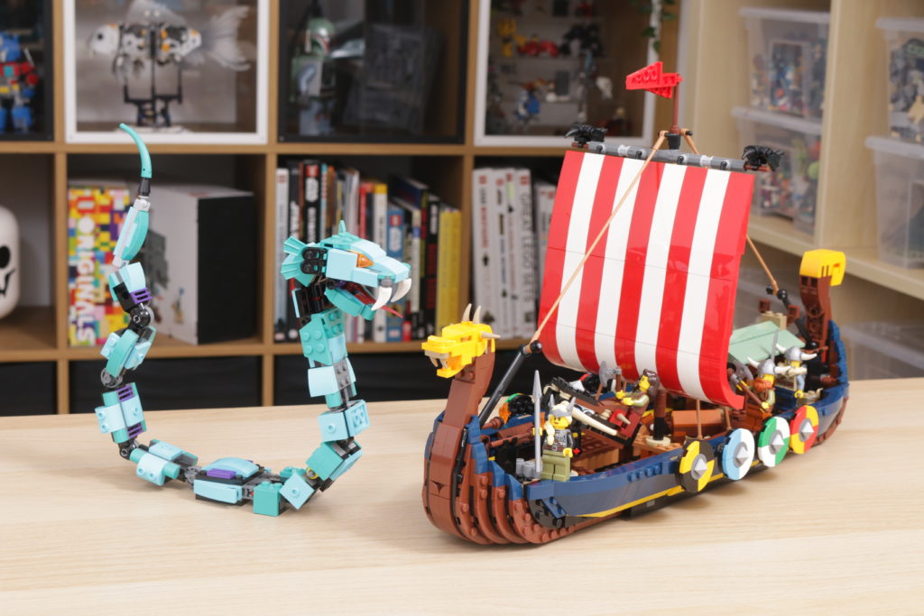 LEGO Creator 3 in 1 31132 Viking Ship and the Midgard Serpent review 19 1024x683