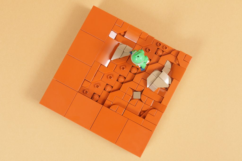 How to LEGO – Building space terrain part I step by step 33 1024x683