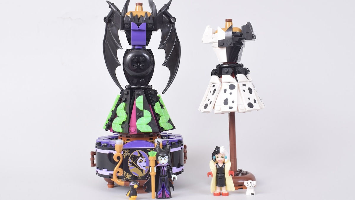 LEGO Disney 43262 Maleficent's and Cruella De Vil's Dresses review