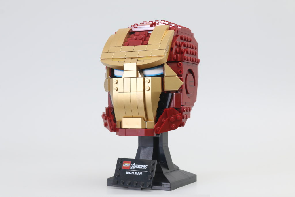 LEGO Marvel 76165 Iron Man Helmet review end 2