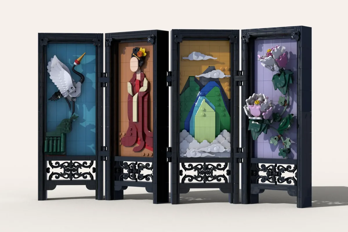 LEGO Ideas Chinese Folding Screen 2 1200x800