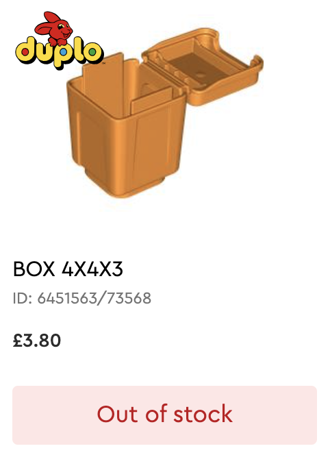 Orange Garbage Can LEGO Friends 10987 Recycling Truck