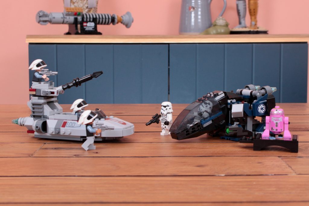 LEGO Star Wars 40755 Imperial Dropship vs. Rebel Scout Speeder review 1 1024x683
