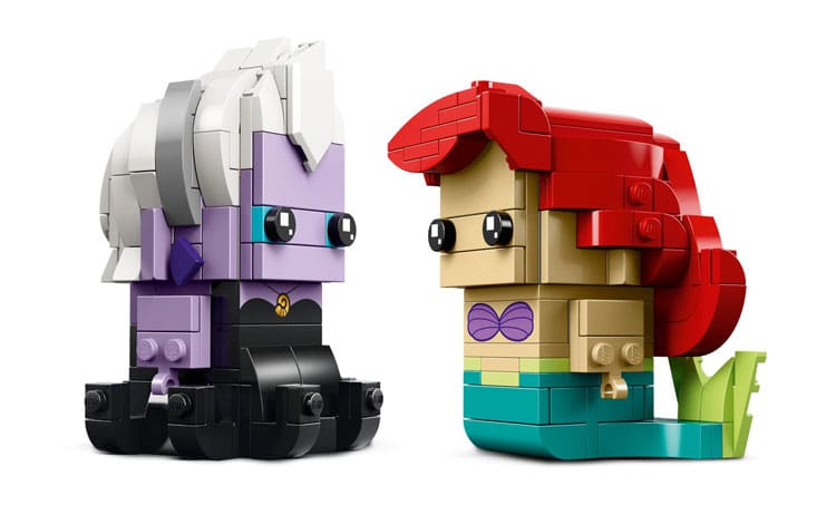 LEGO BrickHeadz Disney 41623 Ariel and Ursula revealed