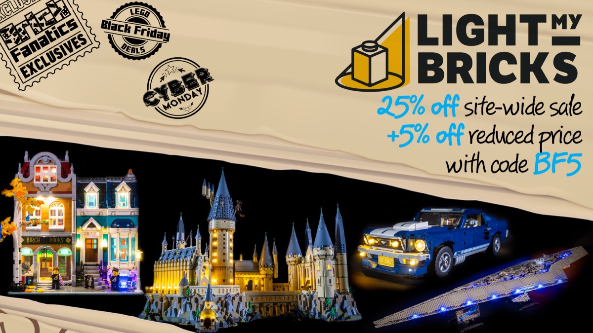 25% off LEGO lighting at Light My Bricks, plus an extra 5% for Brick Fanatics readers