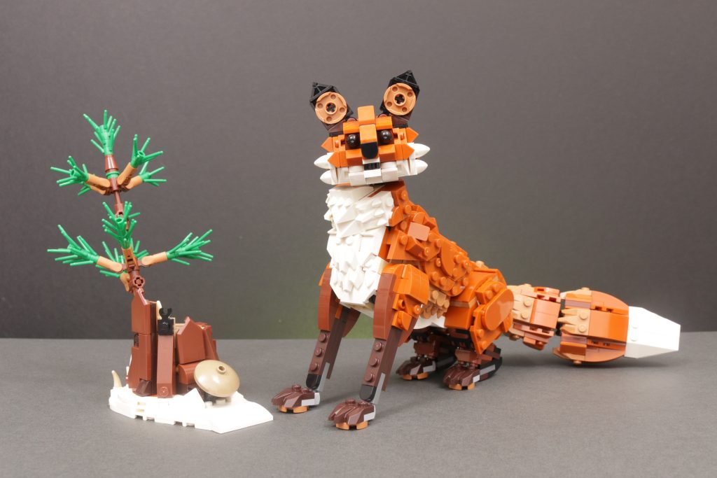 LEGO Creator 3 in 1 31154 Forest Animals Red Fox feature review 1 1024x683