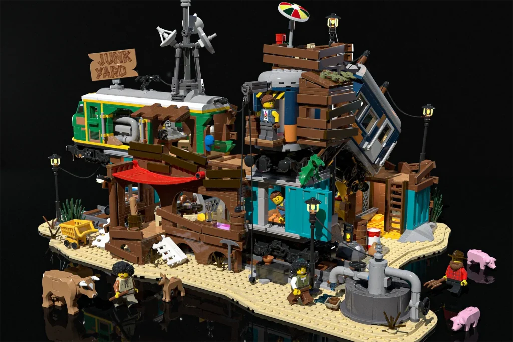 LEGO Ideas train junkyard 2 1024x683