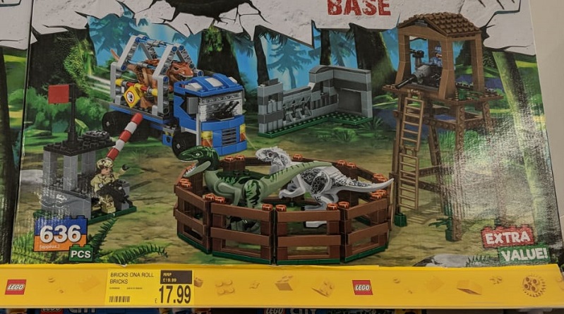 B&M Bargains sells LEGO inspired product alongside official LEGO sets