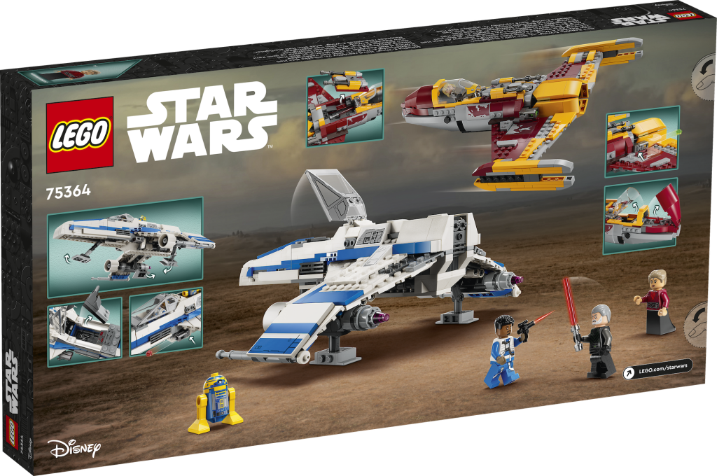 LEGO Star Wars 75364 New Republic E Wing vs. Shin Hatis Starfighter 2 1024x680