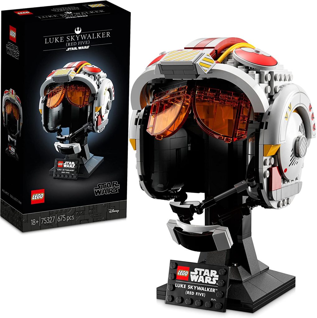 LEGO 75327 Luke Skywalker Helmet contents and box