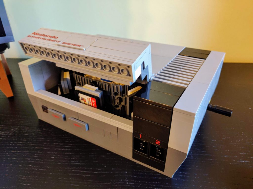LEGO 71374 Nintendo Entertainmeny System switch stand 1