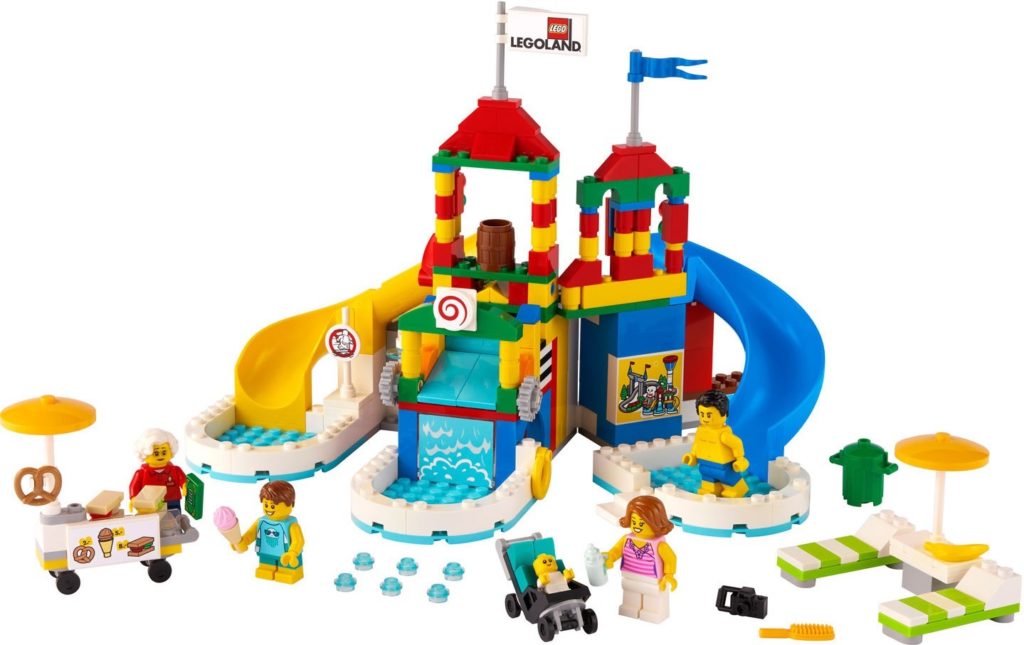 LEGO 40473 Water park contents