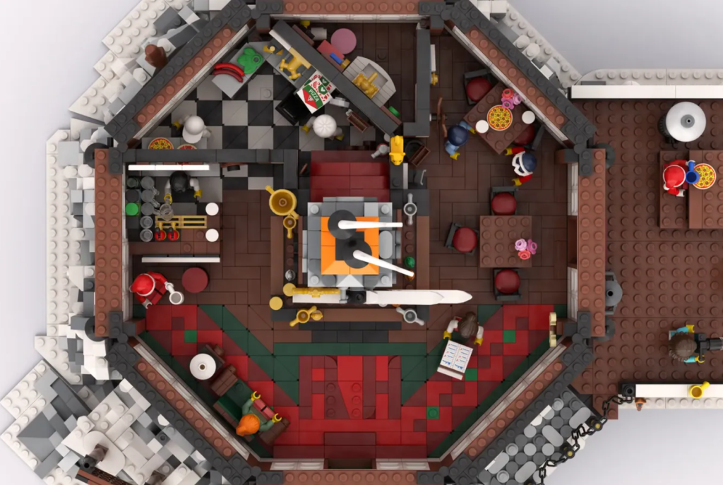 LEGO Ideas round house ski lodge 4 1024x687
