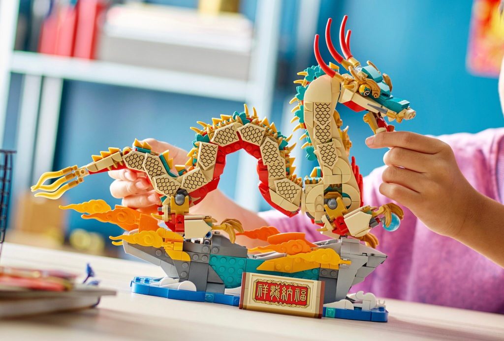 LEGO Chinese Traditional Festivals 80112 Auspicious Dragon 6 1024x694